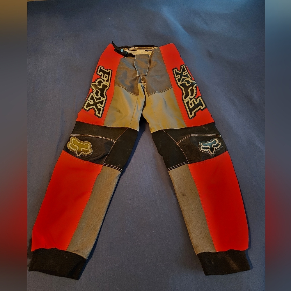 Fox Red and Black Racing Pants